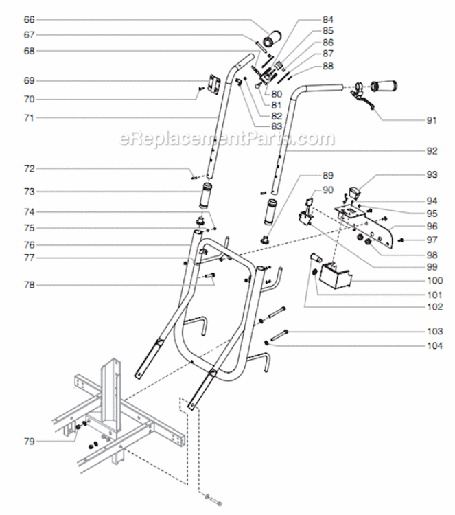 Page J Diagram and Parts List for 4950 0290019 Titan Paint Sprayer