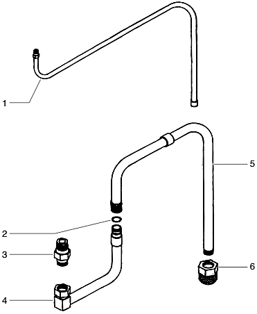 1200gxc Siphon Assembly (Optional) Diagram and Parts List for 1200GXC  Titan Paint Sprayer