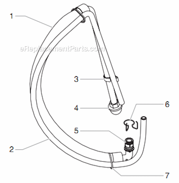 Suction Set Assembly Diagram and Parts List for 400 0552072 Titan Paint Sprayer