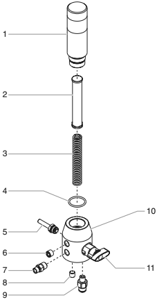 Gpx 1250 Filter Assembly Diagram and Parts List for GPX1250  Titan Paint Sprayer