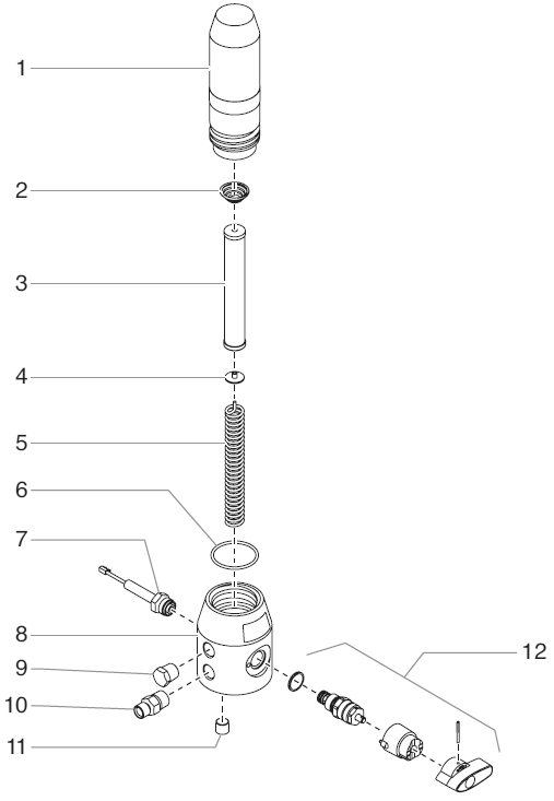 Epx2455 Advantage Series Filter Assembly Diagram and Parts List for EPX2455 Advantage Series Titan Paint Sprayer
