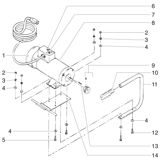 Powrliner 8900xlt Sp Dc Â€” Electric Convertokits Diagram and Parts List for 8900XLTSP  Titan Paint Sprayer