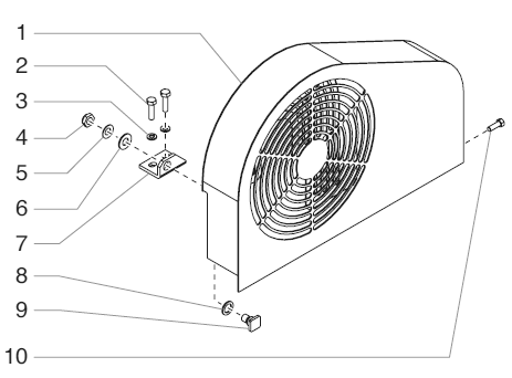 Powrliner 6900xlt Sp Belt Guard Assembly (P/N 449-934) Diagram and Parts List for 6900XLT POWRLINER Titan Paint Sprayer