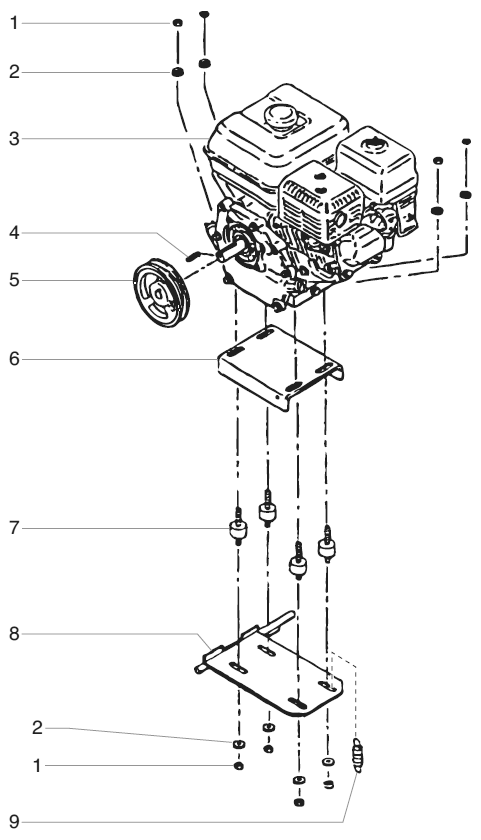 Powrliner 8900xlt Sp Gas Convertokit (P/N 506-146) Diagram and Parts List for 8900XLTSP  Titan Paint Sprayer