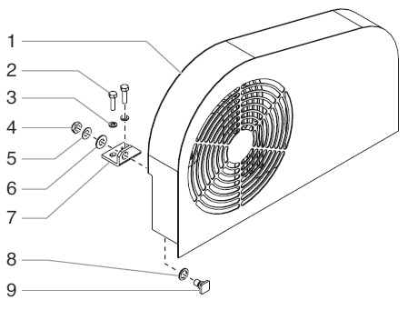 Powrtex 6900sf / 12000sv Belt Guard Assembly Diagram and Parts List for 6900SF-12000SV  Titan Paint Sprayer