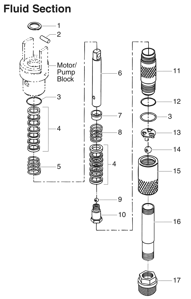 Powrtwin 12000ghd Fluid Section Diagram and Parts List for 12000GHD  Titan Paint Sprayer