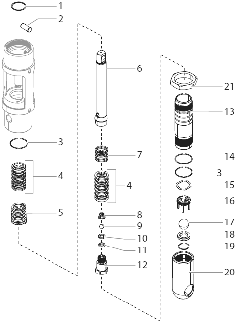 Powrtwin Plus 8900 Fluid Section Diagram and Parts List for 8900 Plus Titan Paint Sprayer