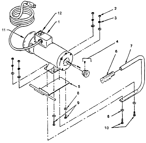 Powrliner 4000 Dc-Electric Convertokit Diagram and Parts List for 4000  Titan Paint Sprayer