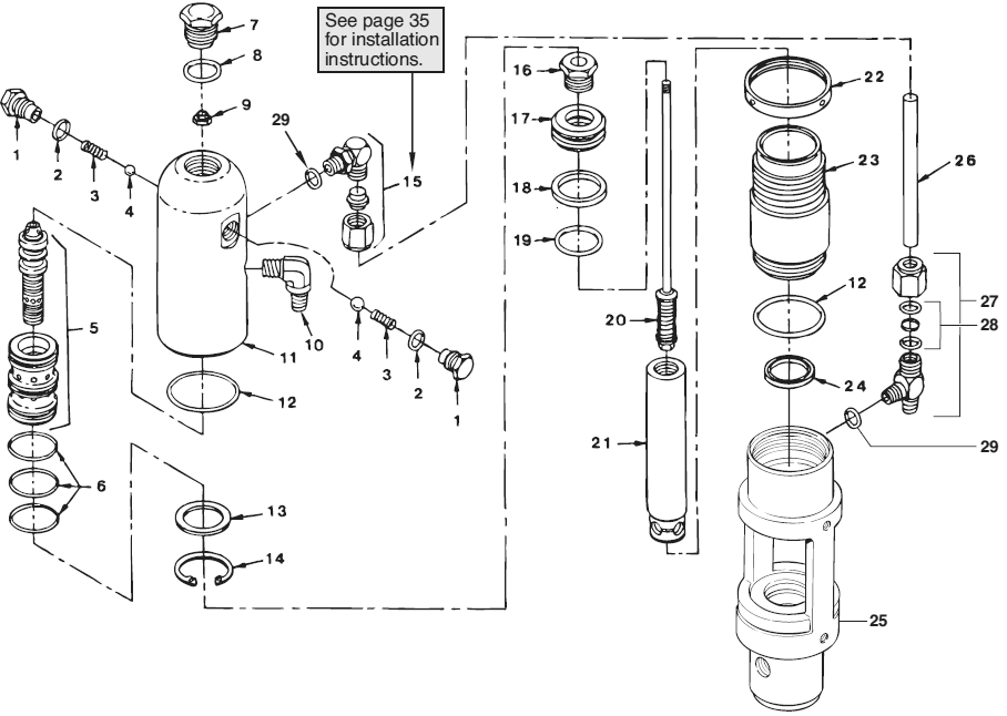 Powrliner 6900xlt Sp Hydraulic Motor Diagram and Parts List for 6900XLT POWRLINER Titan Paint Sprayer
