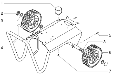 Aircoat Spray System Cart Assembly Diagram and Parts List for AIRCOAT-SPRAY-SYSTEM  Titan Paint Sprayer