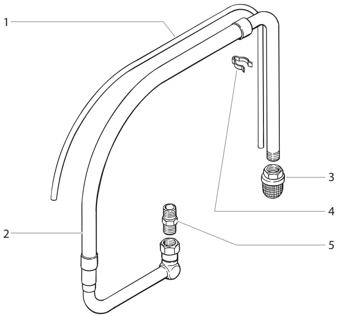 Impact 840 Low Rider Siphon Assembly (P/N 805-296) Diagram and Parts List for 840  Titan Paint Sprayer