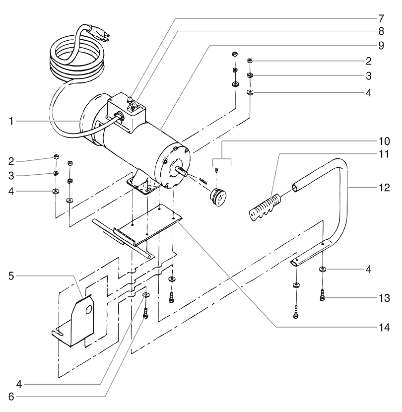 Powrtwin 12000ghd Dc - Electric Convertokit Diagram and Parts List for 12000GHD  Titan Paint Sprayer