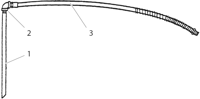 Hydra M4000 Bleed Line Assembly Diagram and Parts List for HYDRA-M4000  Titan Paint Sprayer