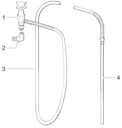 Powrtwin 12000gh Bleed Hose Assembly With Valve Diagram and Parts List for 12000GH  Titan Paint Sprayer