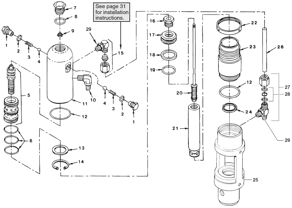 Powrtwin 6900xlt Hydraulic Motor Diagram and Parts List for 6900XLT powrtwin Titan Paint Sprayer