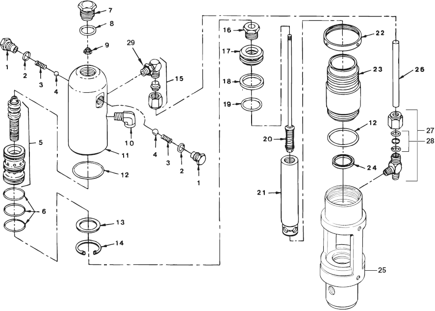 Powrliner 4900 Hydraulic Motor Diagram and Parts List for 4900  Titan Paint Sprayer
