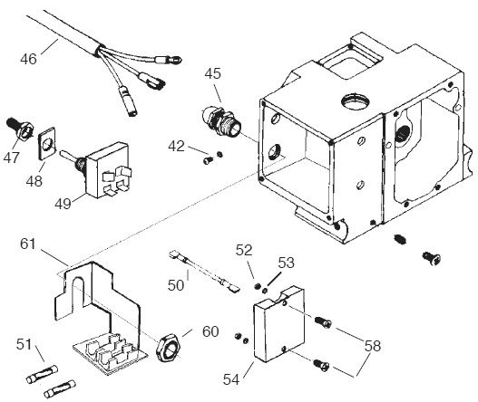 Epic 447hpx Electrical Schematic For 230 Volt Motors Parts Diagram and Parts List for 447HPX  Titan Paint Sprayer