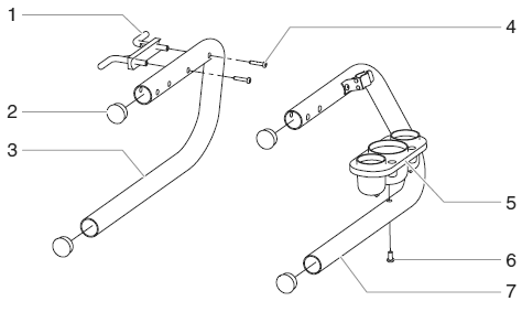 340 Stand Assembly Diagram and Parts List for 340  Titan Paint Sprayer