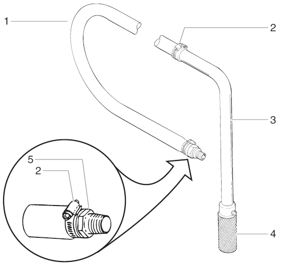 Powrliner 4900 Siphon Hose Assembly(P/N 103-841) Diagram and Parts List for 4900  Titan Paint Sprayer