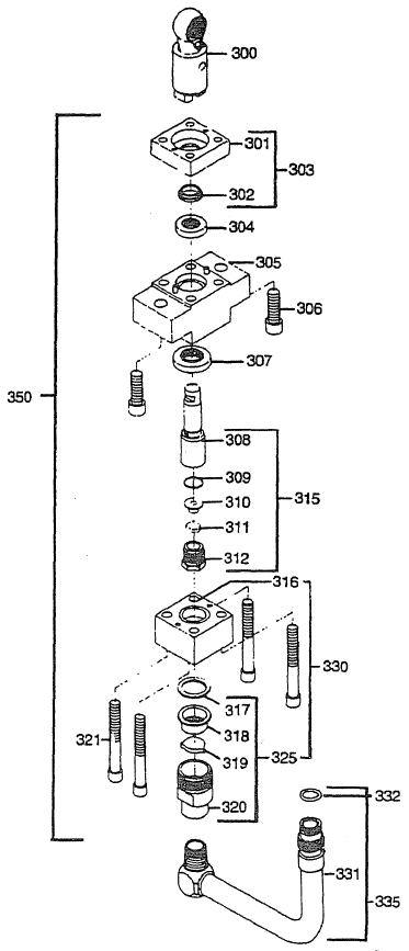 Epic 447ex Fluid Section Diagram and Parts List for 447EX  Titan Paint Sprayer