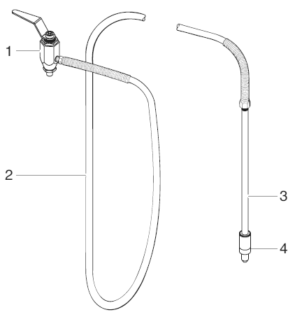 Powrliner 6900xlt Sp Bleed Hose Assembly With Valve Diagram and Parts List for 6900XLT POWRLINER Titan Paint Sprayer