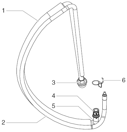 Rentspray 650 Siphon Assembly Diagram and Parts List for 650  Titan Paint Sprayer
