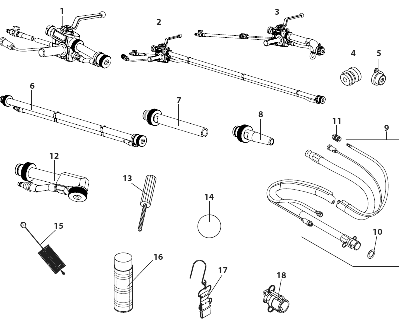 Powrmax 605 Accessories Diagram and Parts List for 605  Titan Paint Sprayer