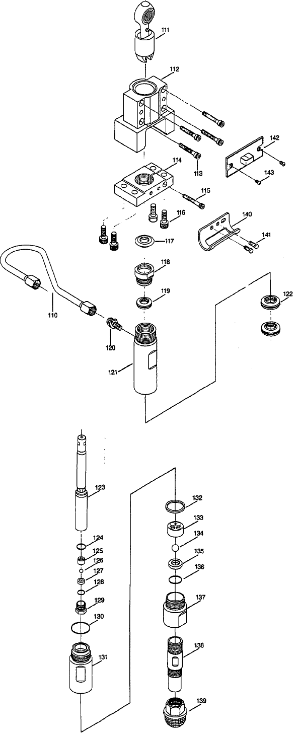 Elite E20 Fluid Section Diagram and Parts List for ELITE-E20  Titan Paint Sprayer