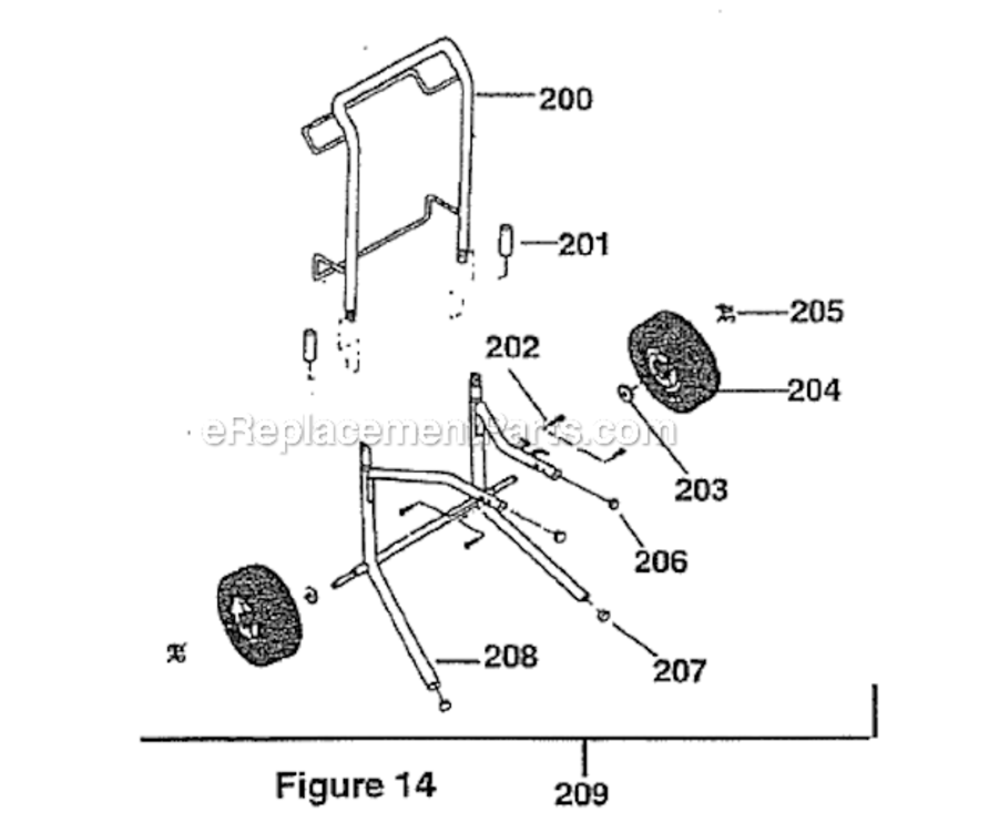 Page J Diagram and Parts List for 660EX  Titan Sprayer