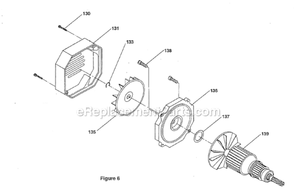 Page B Diagram and Parts List for 660EX  Titan Sprayer