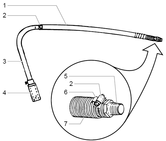 Powrliner 5000 Siphon Hose Assembly Diagram and Parts List for 5000  Titan Paint Sprayer