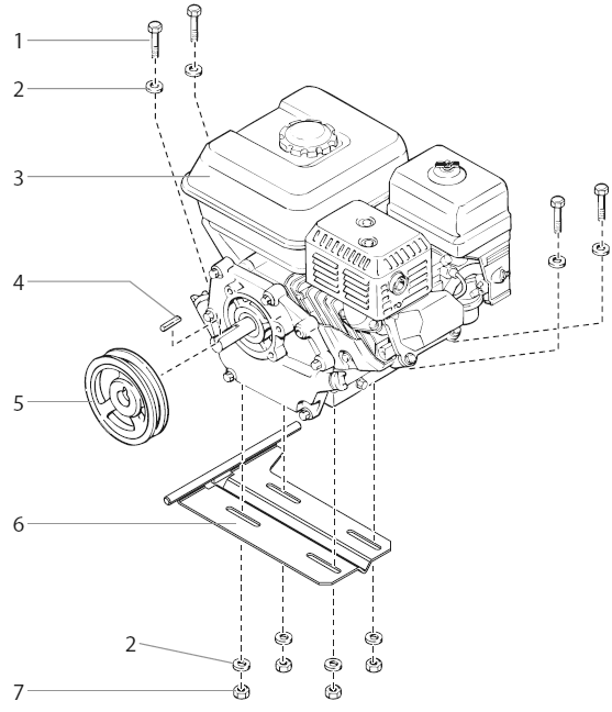 Powrtwin Plus 12000 Gas Convertokit Diagram and Parts List for 12000 Plus Titan Paint Sprayer