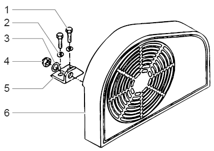 Powrliner 6000 Belt Guard Assembly (P/N 449-352) Diagram and Parts List for 6000  Titan Paint Sprayer