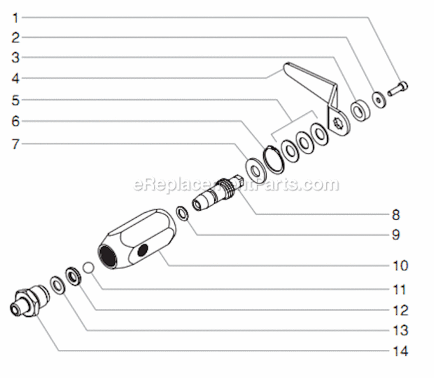 Wheel Assembly Diagram and Parts List for 4900XLT 759-490 Titan Paint Sprayer