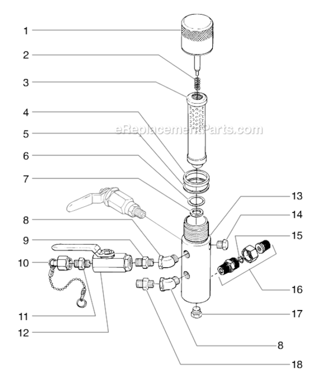 Belt Guard Assembly Diagram and Parts List for 4900XLT 759-492 Titan Paint Sprayer
