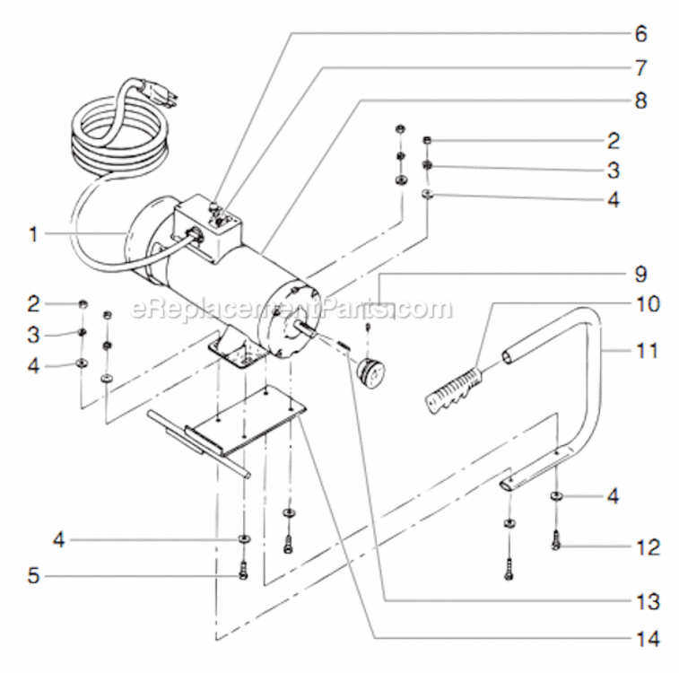 Siphon Assembly Diagram and Parts List for 4900XLT 759-492 Titan Paint Sprayer