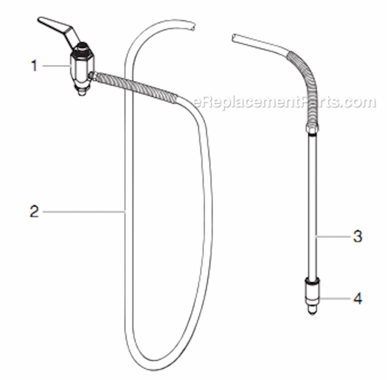 Bleed Valve Assembly Diagram and Parts List for 4900XLT 759-492 Titan Paint Sprayer