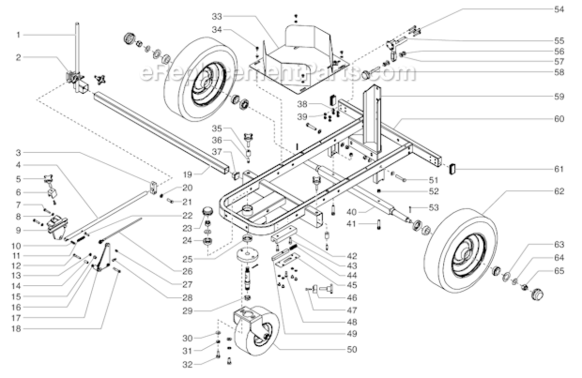 Page I Diagram and Parts List for 4900XLT 759-492 Titan Paint Sprayer