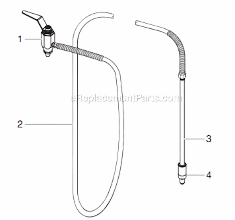 Bleed Valve Assembly Diagram and Parts List for 6900XLT 759-690 Titan Paint Sprayer