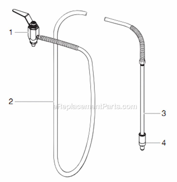 Bleed Valve Assembly Diagram and Parts List for 8900XLT 759-898 Titan Paint Sprayer