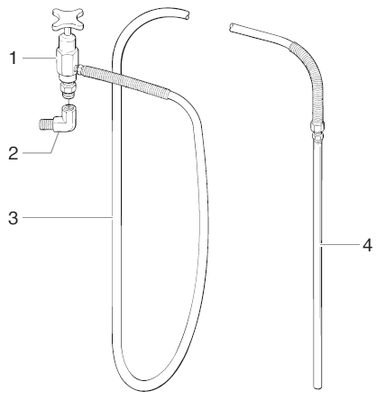 Powrtwin 8900gh Bleed Hose Assembly With Valve Diagram and Parts List for 8900GH  Titan Paint Sprayer
