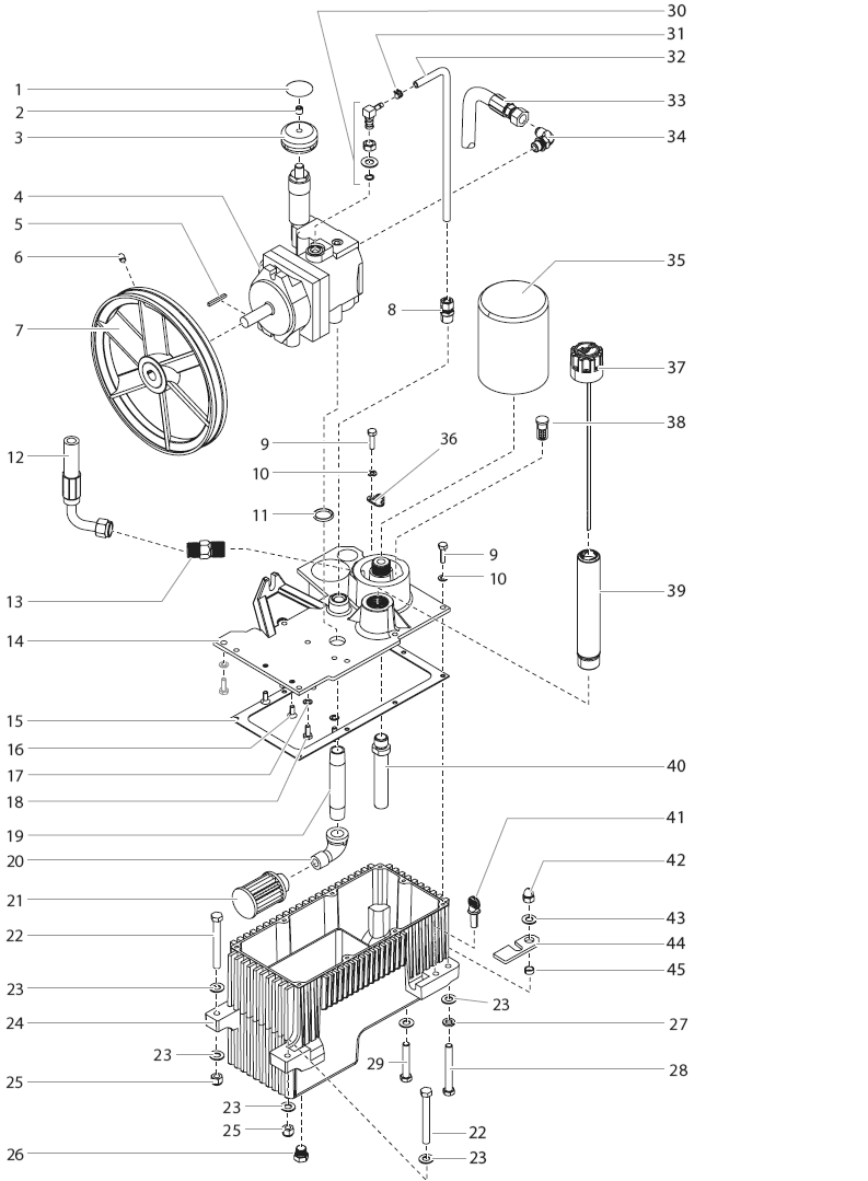 Powrtwin Plus 8900 Hydraulic System Diagram and Parts List for 8900 Plus Titan Paint Sprayer