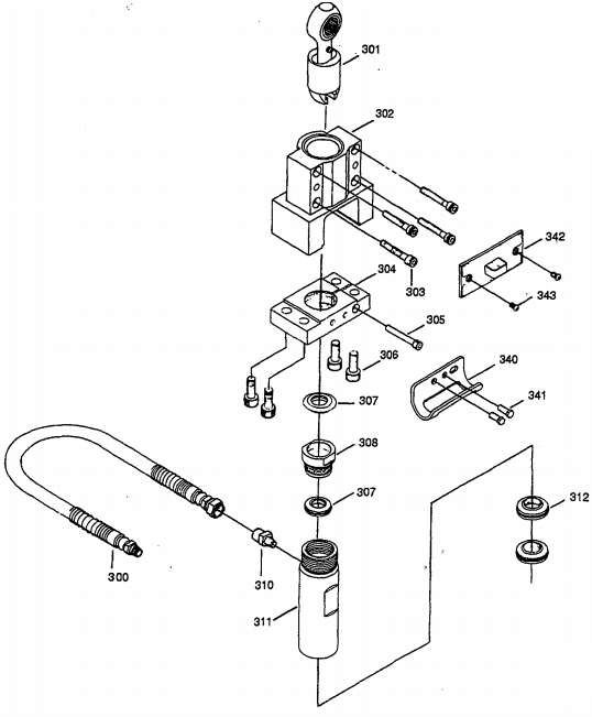Elite G40 Fluid Section Diagram and Parts List for ELITE-G40  Titan Paint Sprayer