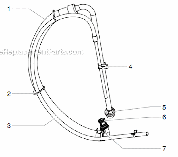 Section Set Assembly Diagram and Parts List for 440 805-000 Titan Sprayer
