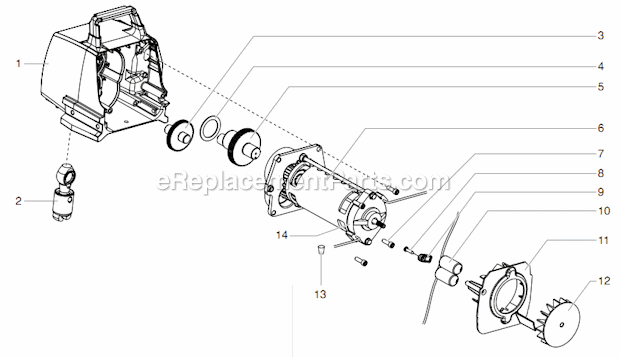 Drive Assembly Diagram and Parts List for 440 805-000 Titan Sprayer