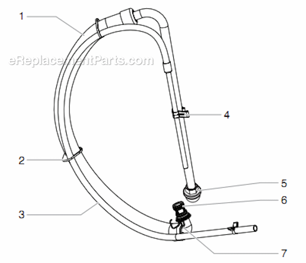 Suction Set Assembly Diagram and Parts List for 540 805-001 Titan Sprayer