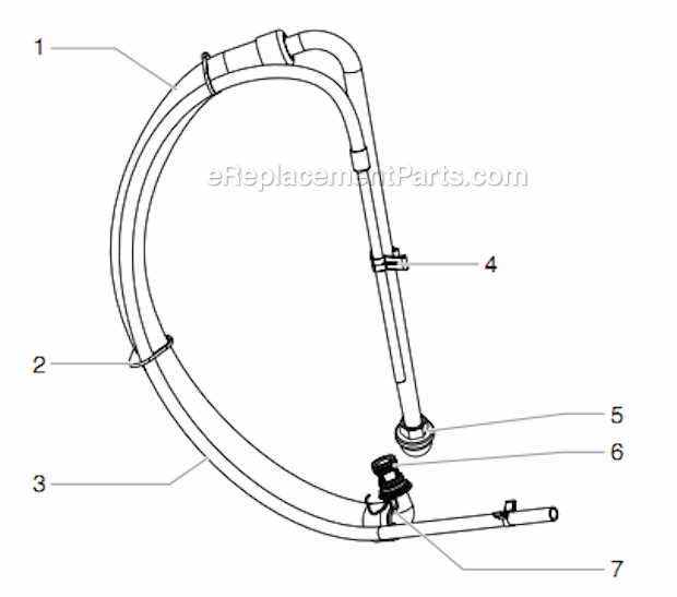Suction Set Assembly Diagram and Parts List for 640 805-004 Titan Sprayer