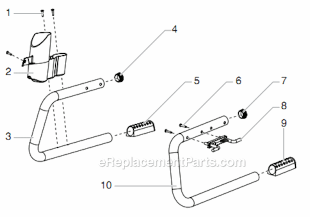 Skid Assembly Diagram and Parts List for 640 805-004 Titan Sprayer