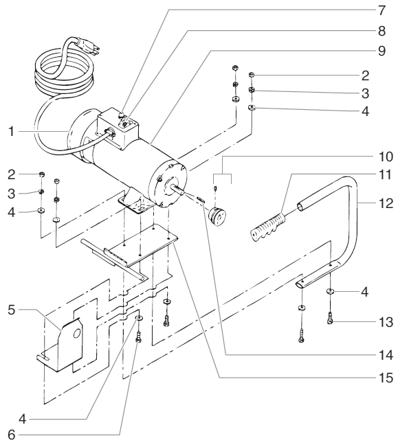 Powrliner 4900 Dc-Electric Convertokits Diagram and Parts List for 4900  Titan Paint Sprayer