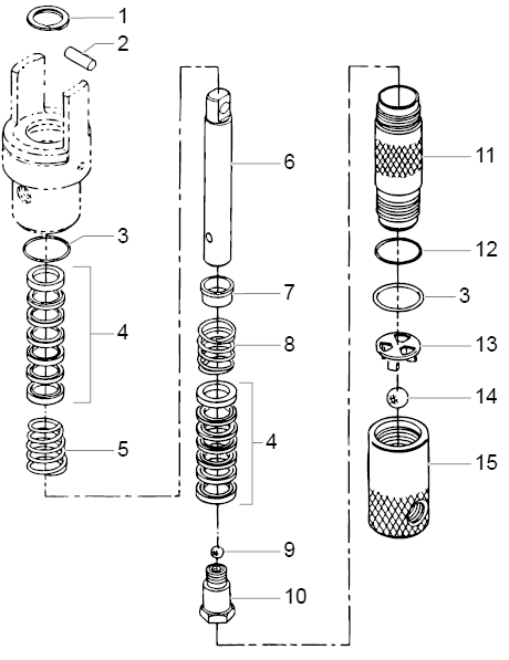 Powrliner 6000 Fluid Pump Diagram and Parts List for 6000  Titan Paint Sprayer